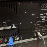 Coda audio pw118a + pw118