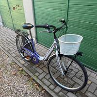 Bici da città BREDA viola e bianca