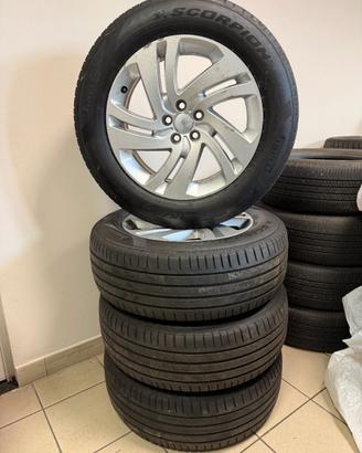 CERCHI LAND ROVER DA 18 CON GOMME ESTIVE