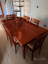 Tavolo in legno allungabile