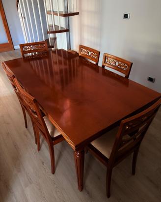 Tavolo in legno allungabile