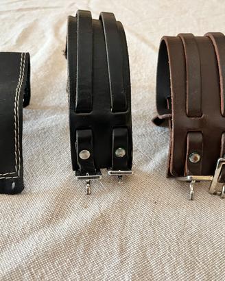 Bracciali da uomo in cuoio e pelle