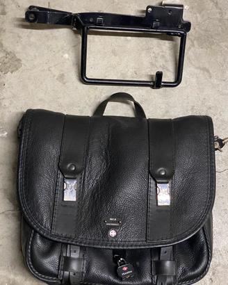 Borsa in cuoio mcj per triumph bonneville