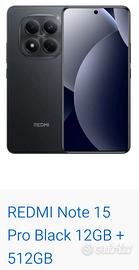 Xiaomi Redmi Note 15 Pro 5G nero