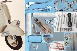 Ricambi X Restauro Vespa FARO BASSO & 150 STRUZZO