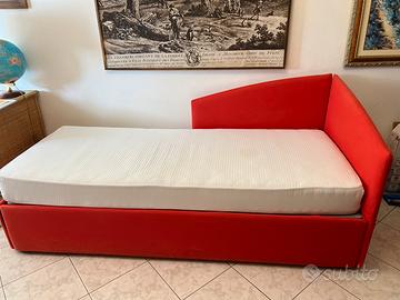 Letto singolo con letto estraibile