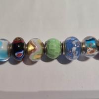 Charms Vetro di Murano Argento Pandora/Trollbeads