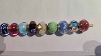 Charms Vetro di Murano Argento Pandora/Trollbeads