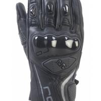 GUANTO PELLE SPORTIVO MOTO OJ SPIN NERO PROTEZIONI