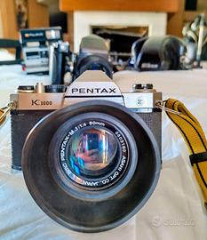 Pentax K 1000 con obbiettivo Pentax 50 mm
