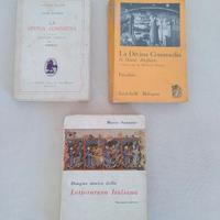 Tre libri vintage letteratura classica italiana