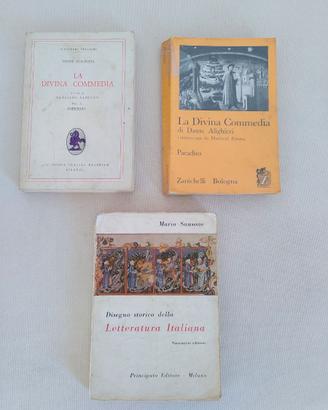 Tre libri vintage letteratura classica italiana