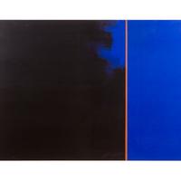 DEEP OCEAN - astratto su canapa 80x110