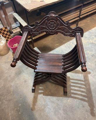 Sedia smontabile in legno