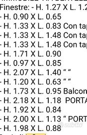 PORTE FINESTRE E BALCONI IN ALLUMINIO VERDI VARIE