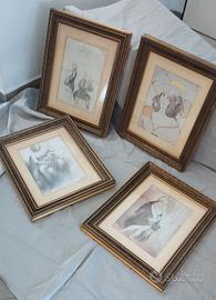 quadri con riproduzione di autore in Acquarello 