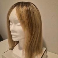 Parrucca Donna Bionda capelli Umani - fatta a mano