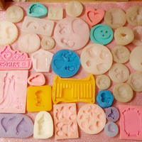 50 stampi in gomma siliconica