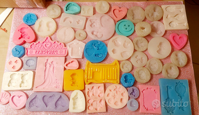 50 stampi in gomma siliconica