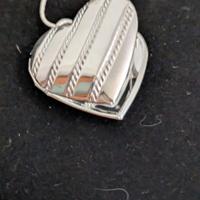 collana con ciondolo portafoto in argento 925