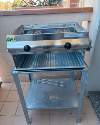 Barbecue a Gas GPL made in Italy Inox