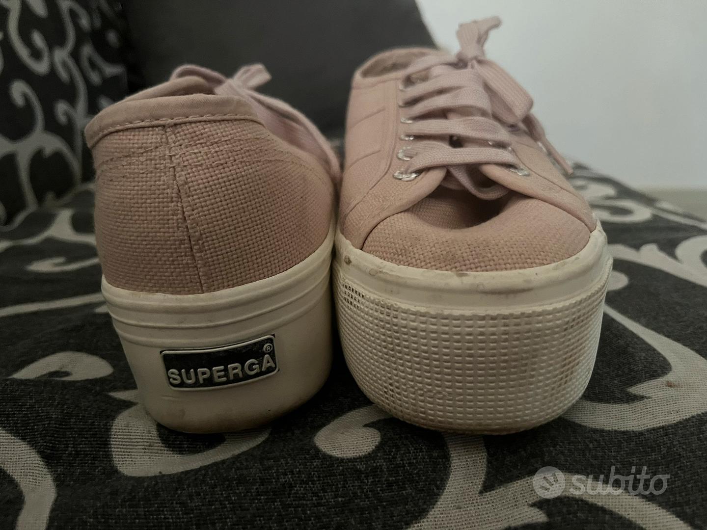 Superga velluto rosa sale