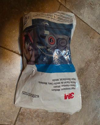 Semimaschera respiratore 3M 6200 taglia M