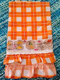 Tovaglia da cucina in cotone con frange 
