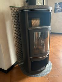 Stufa a legna Scan 45 Design danese pietra ollare