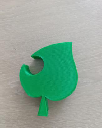 Foglia AnimalCrossing porta schede Nintendo switch