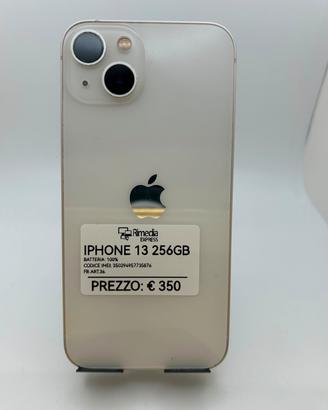 iPhone 13 256GB bianco usato garanzia 