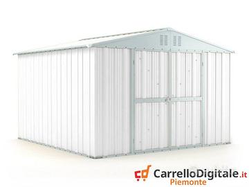 Box struttura lamiera Acciaio 327x307cm bianco