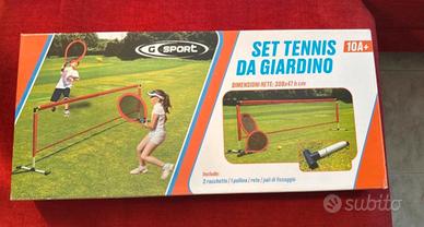 Set tennis da giardino