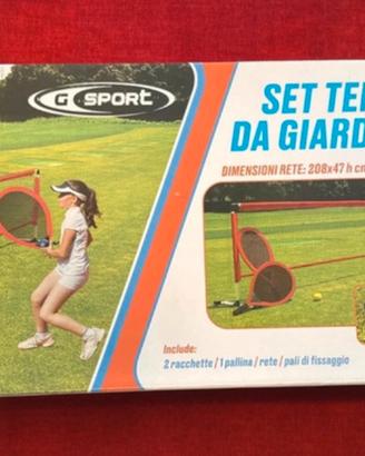 Set tennis da giardino
