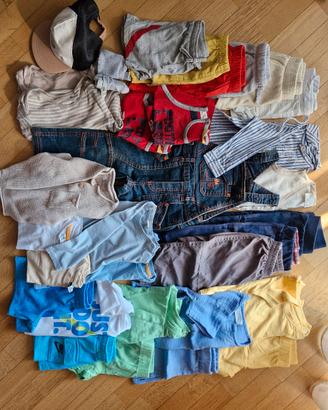 Vestiti maschietto primavera estate 74cm (12 mesi)