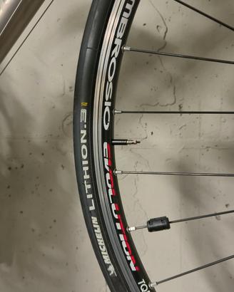 Coppia Ruote Ambrosio Evolution TQ8 - Mozzi PMP -
