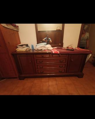 camera da letto completa in legno pregiato