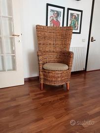 Poltrona King vimini