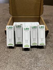 Set 5 Lampadine LED G4 - 1.5W 12V (Luce Naturale)