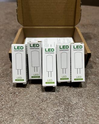 Set 5 Lampadine LED G4 - 1.5W 12V (Luce Naturale)