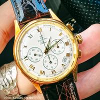zenith prime 40mm oro 18kt box no card si permute 