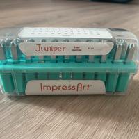 Impress Art Juniper Set lettere maiuscole