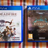 Pillars of eternity 1 e 2