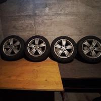 Gomme invernali seminuove + cerchi 16" per vw audi
