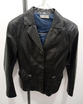 giubbotto di pelle donna, misura XS