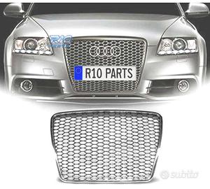 GRIGLIA AUDI A6 4F 08-11 LOOK RS6 ARGENTO