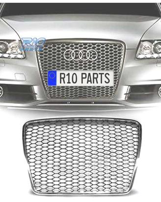 GRIGLIA AUDI A6 4F 08-11 LOOK RS6 ARGENTO