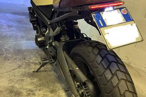 Triumph 675 cafe race