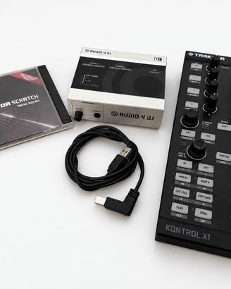Traktor Kontrol X1 e Audio 4 DJ
