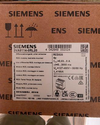 Protezione differenziale RCD520 SIEMENS 